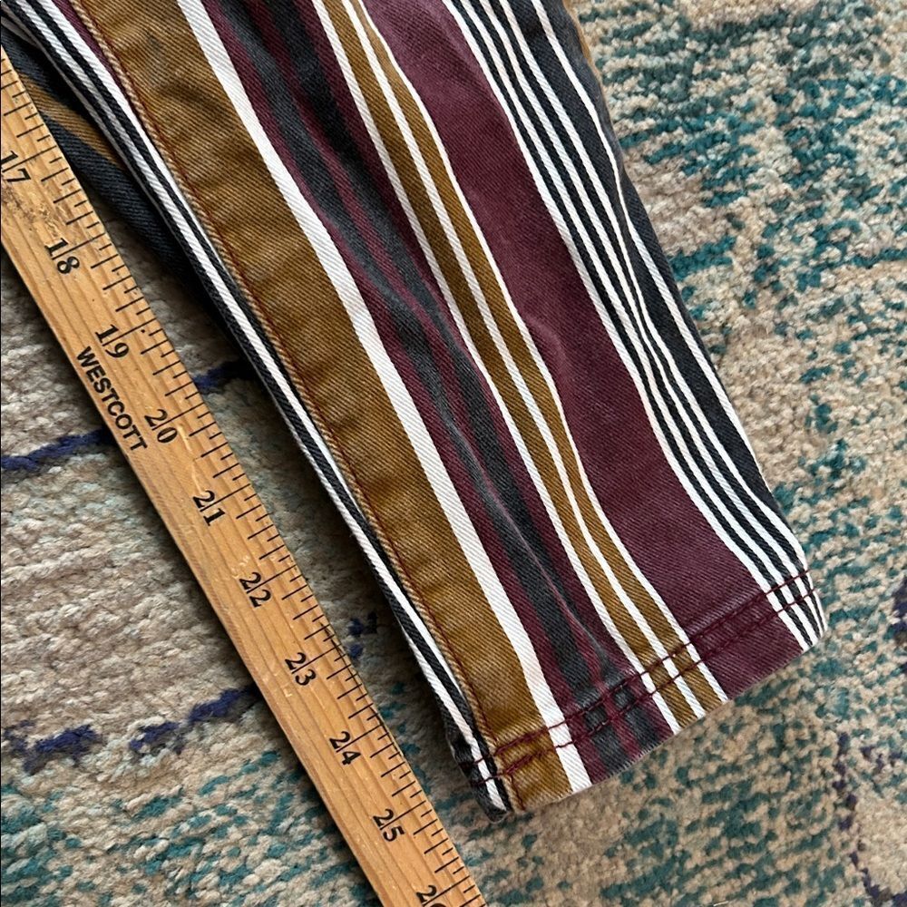 BDG Multicolor Striped Overalls a small - Picture 11 of 13